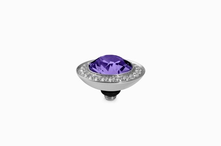 Qudo Silver Topper Tondo Deluxe 13mm - Tanzanite